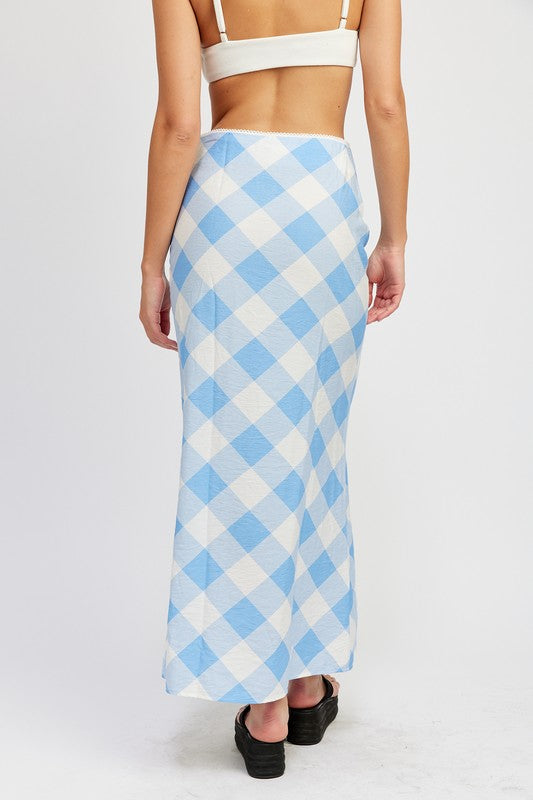 BIAS MAXI SKIRT - Always24