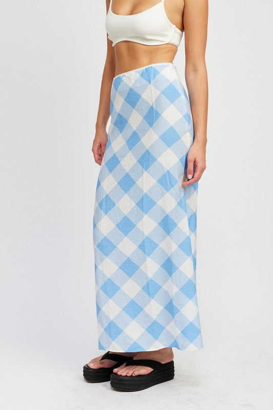 BIAS MAXI SKIRT - Always24