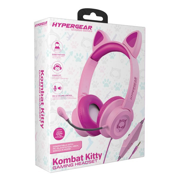 Always24 HyperGear Kombat Kitty Kids Gaming Headset - Always24