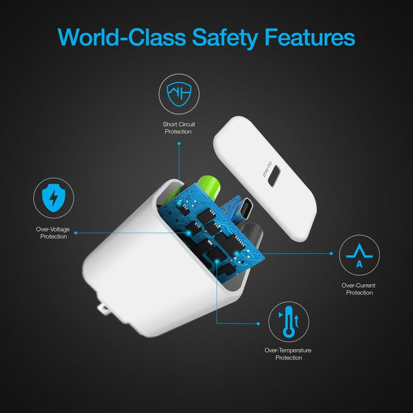 Naztech 20W PD Wall Charger & Lightning Cable - Always24