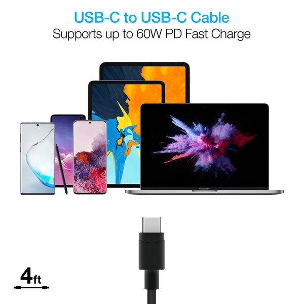 Naztech 20W PD Wall Charger w/ USB 4ft Cable - Always24