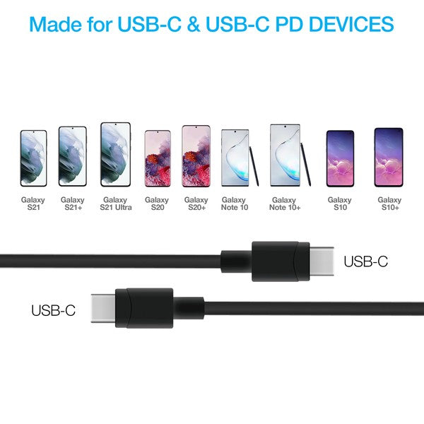 Naztech 20W PD Wall Charger w/ USB 4ft Cable - Always24