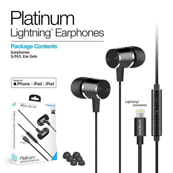 Always24 Platinum High Fidelity Lightning Earbuds - Always24