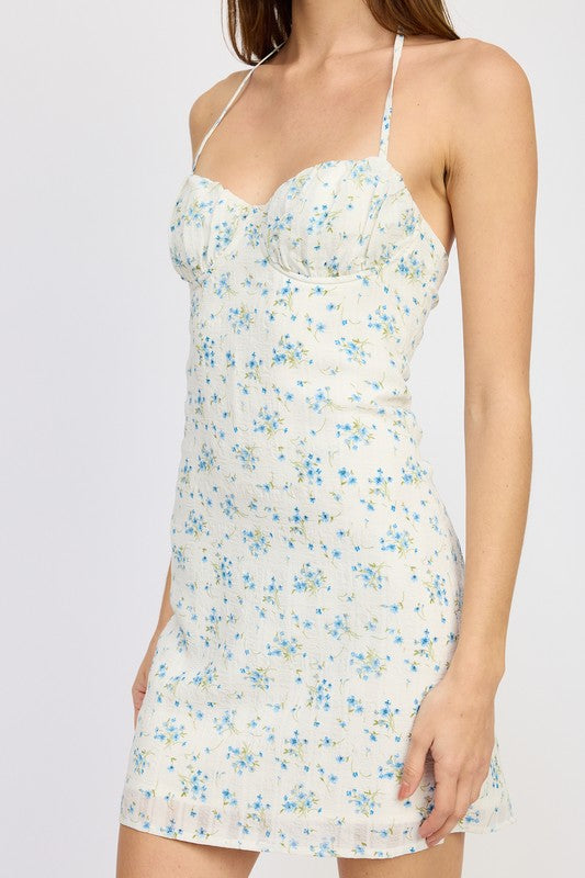 Always24 HALTER NECK MINI DRESSW - Always24