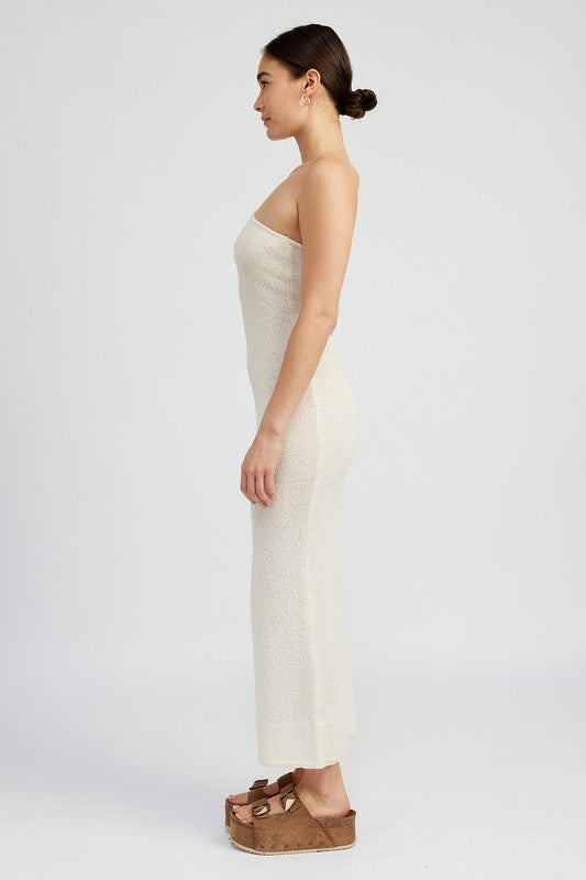 ONE SHOULDER MAXI DRESS - Always24
