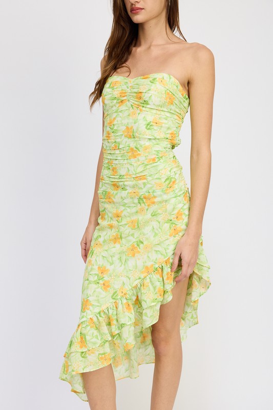 Always24 ASYMMETRIC MIDI DRESS - Always24