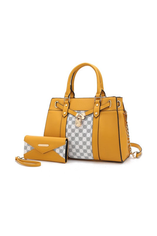 MKF Collection Circular Print Satchel Bag by Mia K - Always24