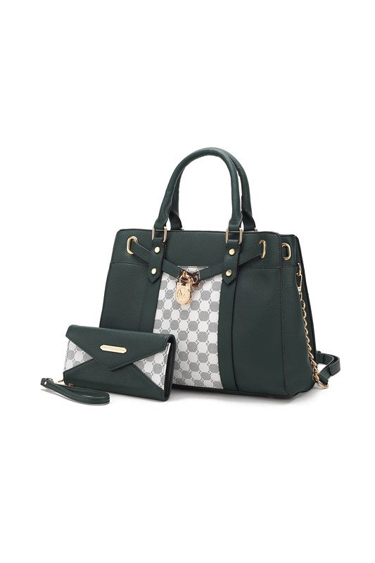 MKF Collection Circular Print Satchel Bag by Mia K - Always24
