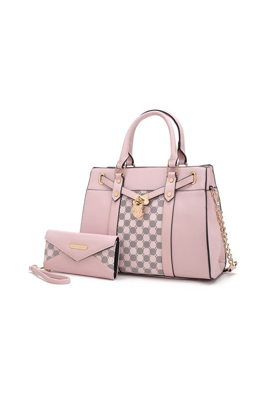 MKF Collection Circular Print Satchel Bag by Mia K - Always24