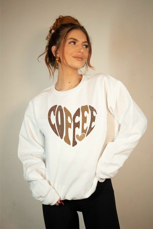 Always24 Coffee Heart Sweatshirt - Always24