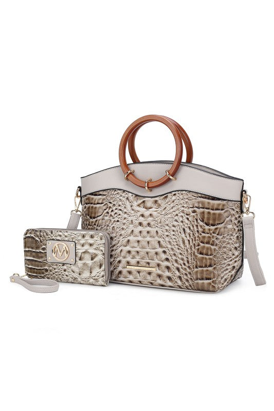 MKF Phoebe Tote with Wristlet Wallet Bag by Mia K - Always24