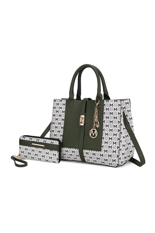 MKF Yuliana Circular Print Satchel with Wallet Mia - Always24