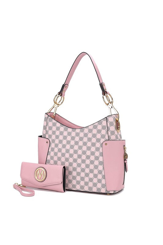 MKF Penelope Circular Print Shoulder and Wallet - Always24