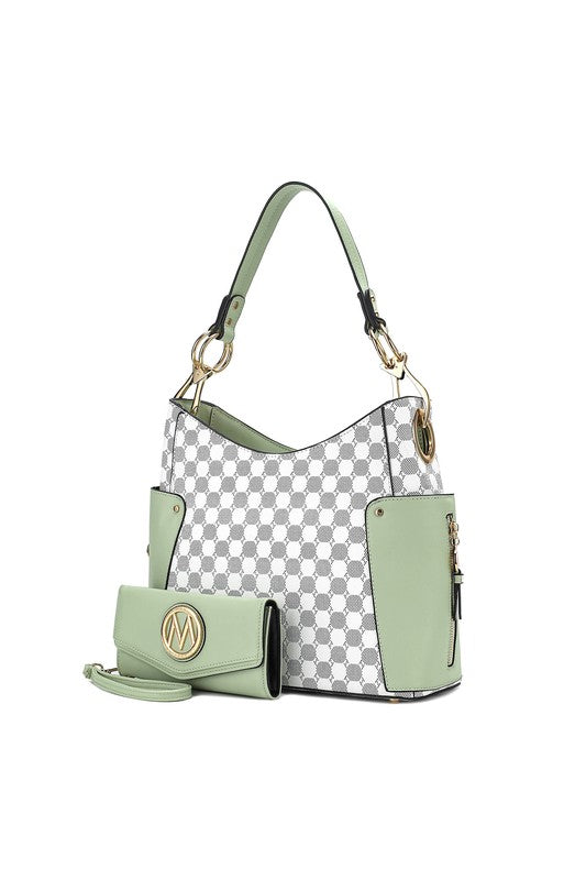 MKF Penelope Circular Print Shoulder and Wallet - Always24