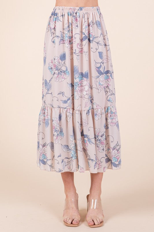 Always24 Floral Print Skirt Set - Always24