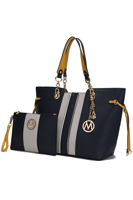 MKF Holland Tote Bag with Wristlet by Mia k - Always24