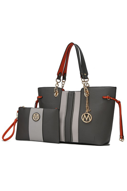 MKF Holland Tote Bag with Wristlet by Mia k - Always24