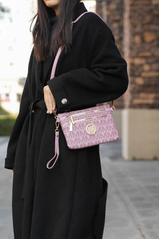 MKF Geneve Signature Crossbody & Wristlet by Mia K - Always24