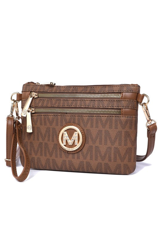 MKF Geneve Signature Crossbody & Wristlet by Mia K - Always24