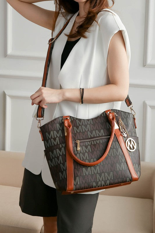 MKF Jeneece M Signature Tote Bag by Mia K - Always24
