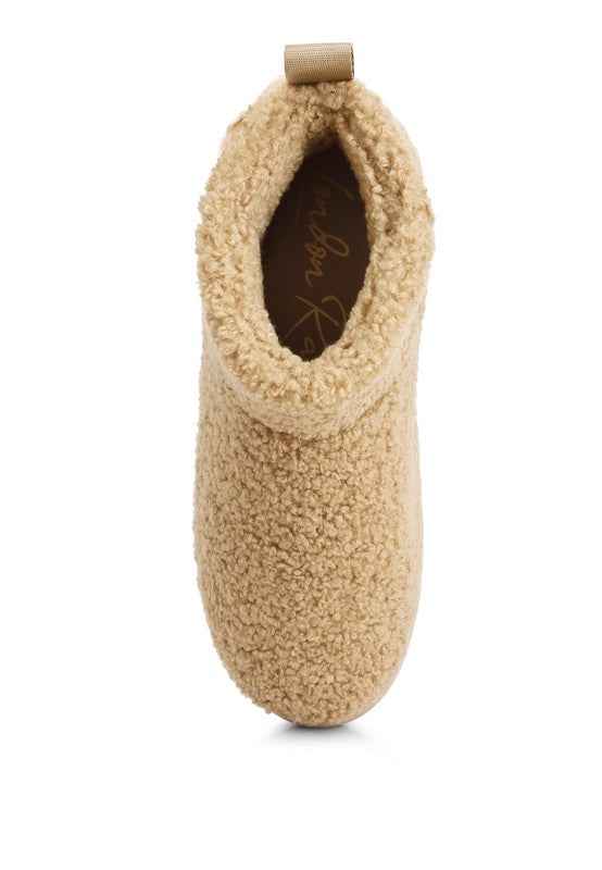 Always24 Anatole Fleece Exterior Fluffy Boots
