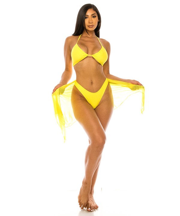 THREE PIECE SET - Stylish and Comfortable Swimwear