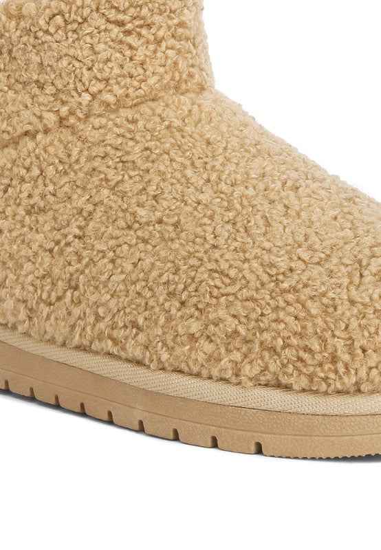 Always24 Anatole Fleece Exterior Fluffy Boots