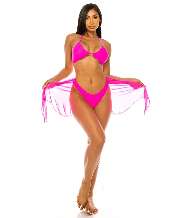 THREE PIECE SET - Stylish and Comfortable Swimwear