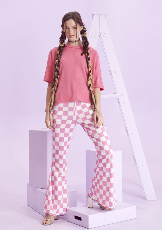 Always24 CHECKERED PANTS - Always24
