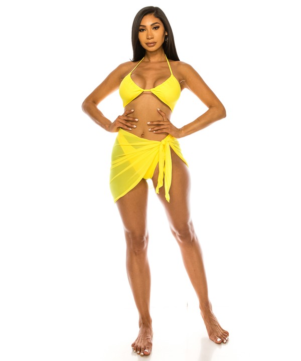THREE PIECE SET - Stylish and Comfortable Swimwear