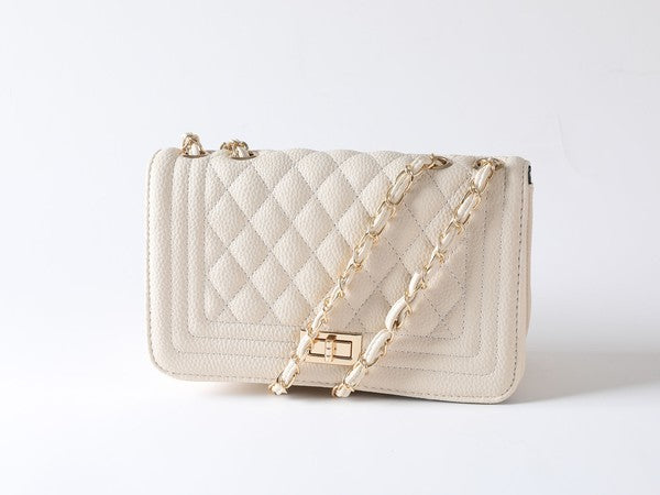 Luxury PU Leather Quilted Fashion Bag - Trendy & Stylish - Bella Chic