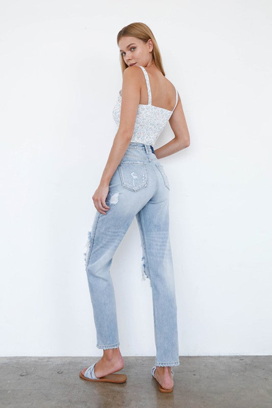 MID-RISE LOOSE FIT JEANS - Always24