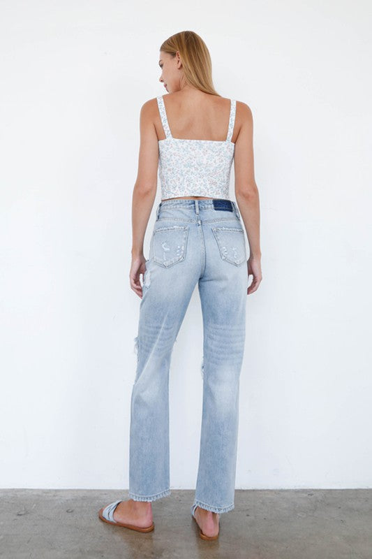 MID-RISE LOOSE FIT JEANS - Always24