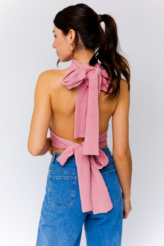 Always24 Multi-Tie/Convertible Sweater Tank - Always24