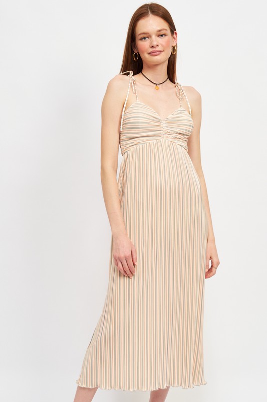 SPAGHTETTI STRAP MAXI DRESS - Always24