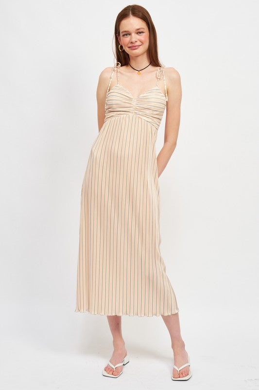SPAGHTETTI STRAP MAXI DRESS - Always24