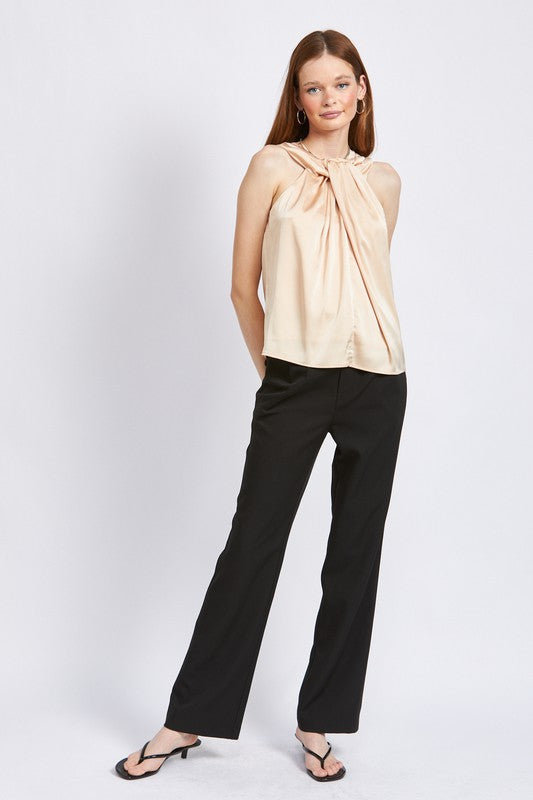 Always24 SLEEVELESS BLOUSE WITH TWIST FRONT - Always24
