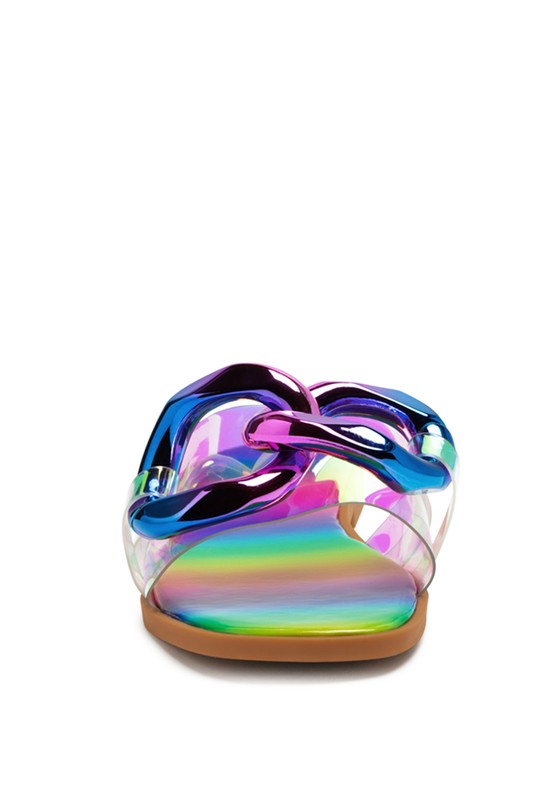 CAROONS CLEAR SLIDE FLATS - Always24