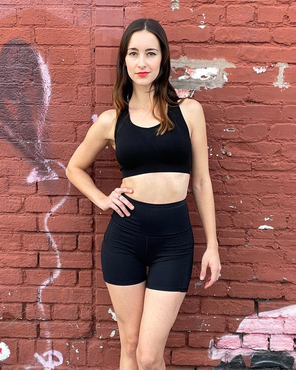 Always24 High Waisted Compression Athletic Shorts - Always24