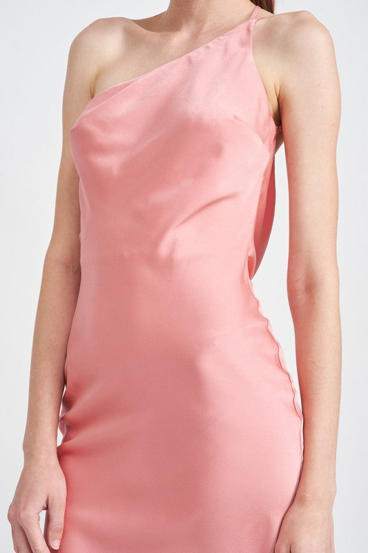 SATIN MAXI BIAS DRESS - Always24