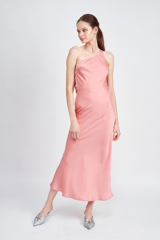 SATIN MAXI BIAS DRESS - Always24