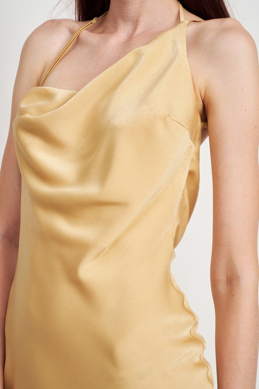 SATIN MAXI BIAS DRESS - Always24