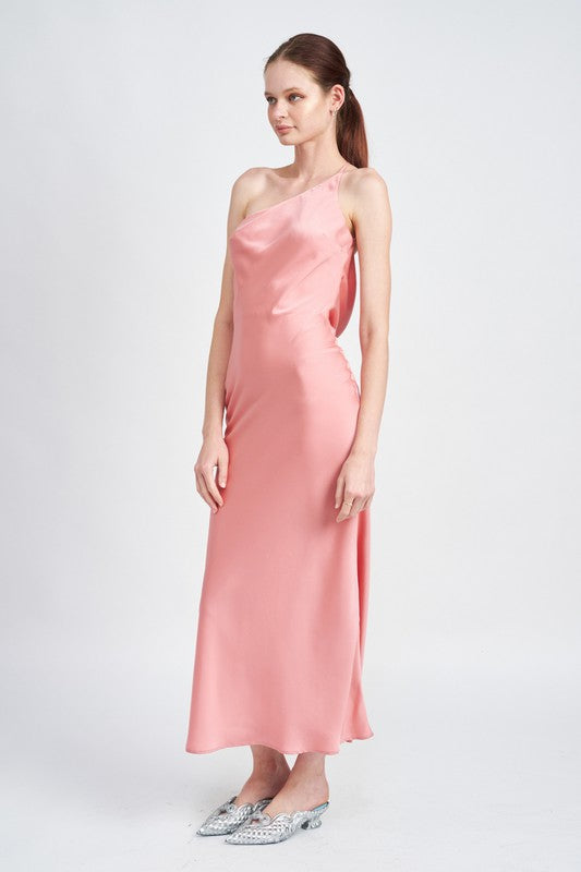 SATIN MAXI BIAS DRESS - Always24