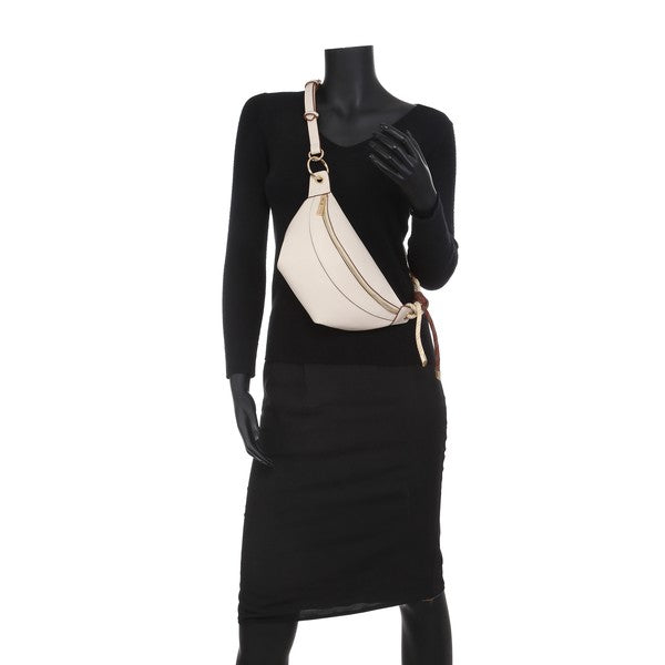 Always24 Women chic chest bag waist purse - Always24
