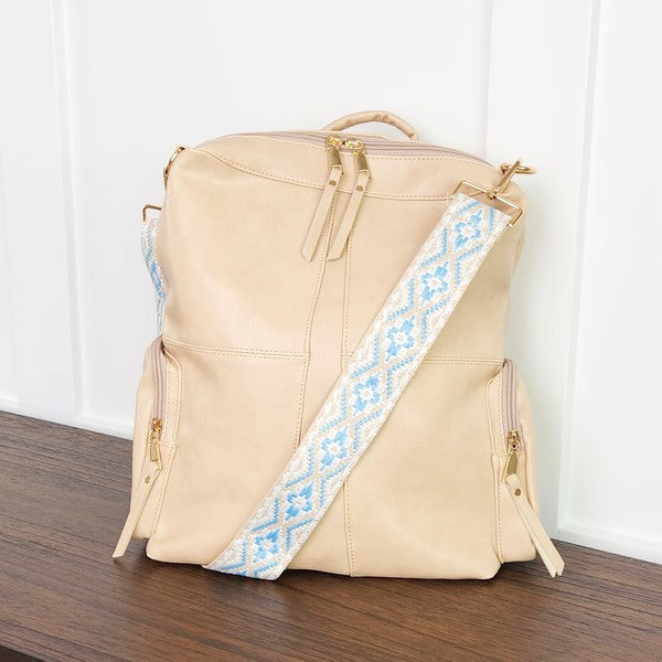 Always24 Convertible Vegan Leather Backpack 2 Straps - Always24
