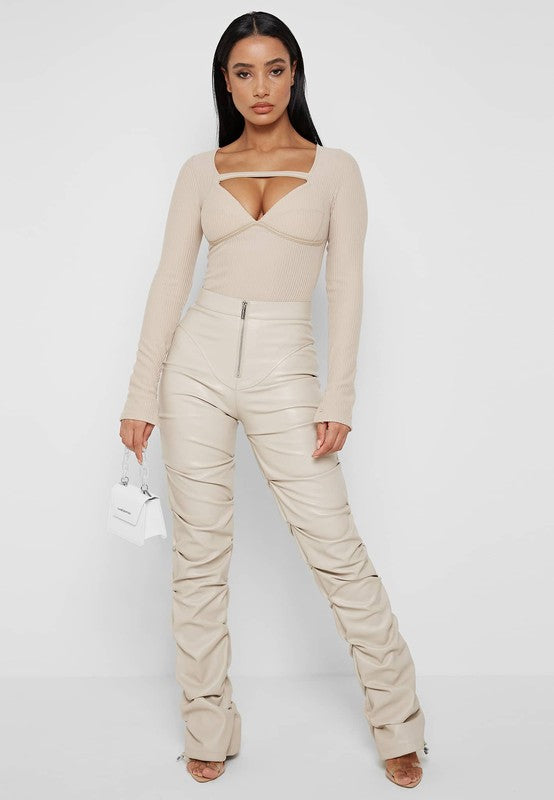 Always24 PU LEATHER PANTS - Always24