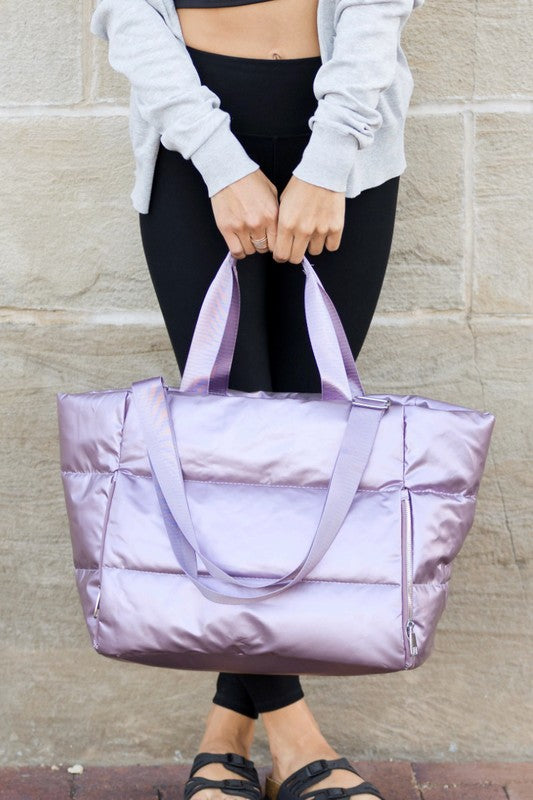Always24 Metallic Puffer Tote - Always24
