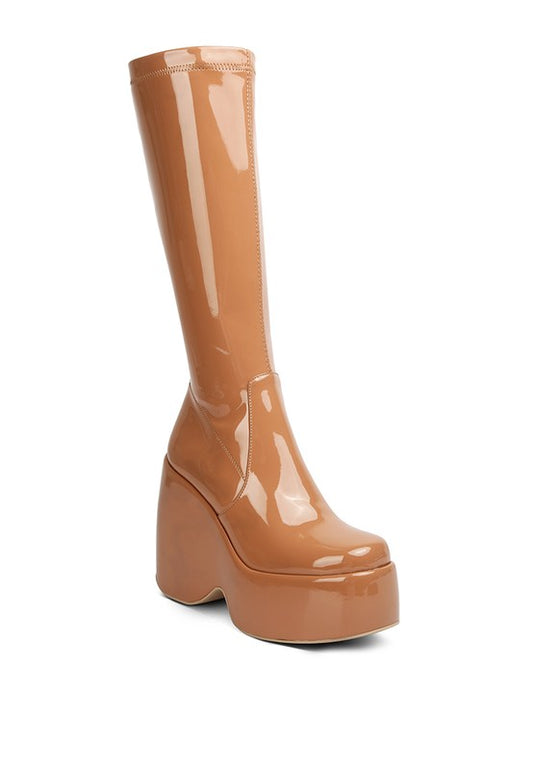 Always24 High Platfrom Calf Boots