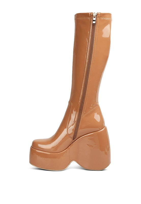 Always24 High Platfrom Calf Boots