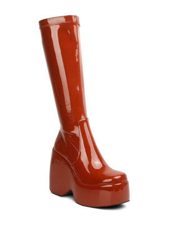 Always24 High Platfrom Calf Boots